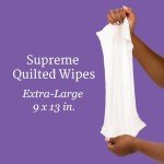 NorthShore Supreme Heavy-Duty X-Large Quilted Wipes