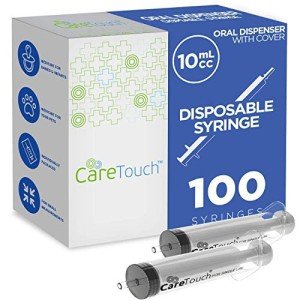 Care Touch 10ml Oral Syringe Dispenser - 100 Pack