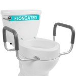 Toilet Seat Risers with Handles for Seniors
