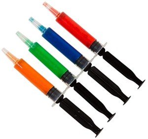 50 Pack Black Jello Shot Syringes Injector