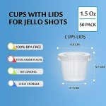 100 Pack Jello Shot Syringes with Lids