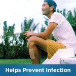 Amazon Basic Care Antibacterial Sheer Adhesive Pad Bandages, Extra Large Comfortable Non-Stick Pad, Helps Prevent Infection, First Aid & Wound Care Protection, All Skin Types, 30 Count (3x4 inches)