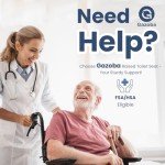 Adjustable Raised Toilet Seat with Handles