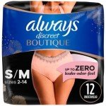 Always Discreet Boutique Incontinence Underwear for Women