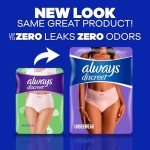 Always Discreet Women's Incontinence Underwear, 32 Count