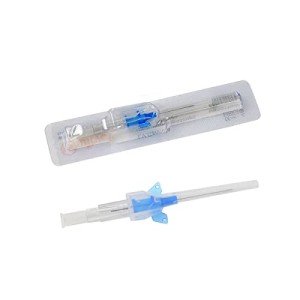 Veterinary Disposable Butterfly Type IV Cannula Catheter with Wings 22G Veterinary Instruments(22G,10PCS)