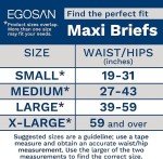 EGOSAN Maxi Adult Diapers with Adjustable Tabs