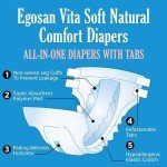 EGOSAN Maxi Adult Diapers with Adjustable Tabs