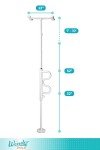 Stander Wonder Pole - Floor to Ceiling Transfer Aid