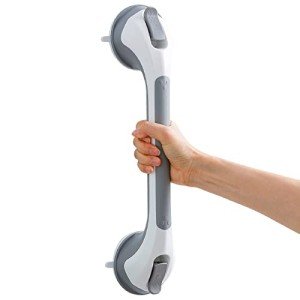 16-Inch Suction Cup Shower Grab Bar for Safety