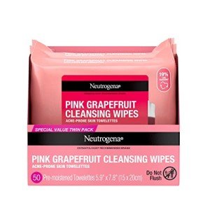 Neutrogena Cleansing Wipes for Oily Skin, 50 Count