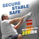 Heavy-Duty 16-Inch Grab Bars for Bathroom Safety