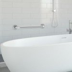 Brushed Nickel 16 Inch Safety Grab Bars