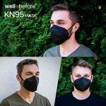 KN95 Disposable Face Masks - 10 Pack, Black