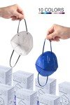 10-Color KN95 Disposable Face Masks - 50 Pack