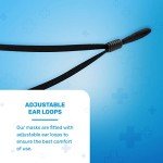 KN95 Disposable Face Masks - 10 Pack, Black