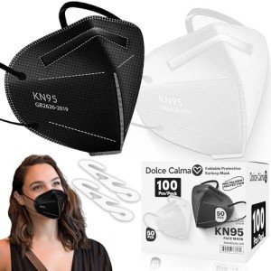 Dolce Calma KN95 Face Mask 100-Pack – 5-Ply