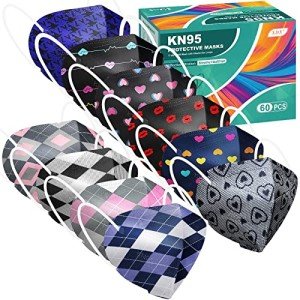 XDX KN95 Face Masks - 60 Individually Wrapped Packs