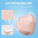 Disposable 5-Ply KN95 Face Masks - 50 Pack