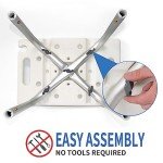 DEZOON Adjustable Shower Chair for Seniors and Disabled