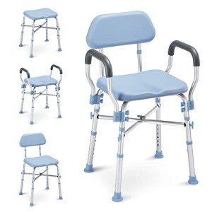 Heavy Duty Padded Shower Chair for Elderly