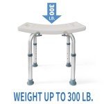 DEZOON Adjustable Shower Chair for Seniors and Disabled