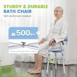 Heavy Duty Padded Shower Chair for Elderly