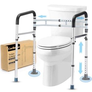 Adjustable Toilet Safety Frame for Seniors