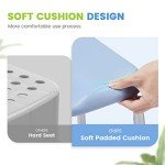 Heavy Duty Padded Shower Chair for Elderly