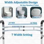Adjustable Toilet Safety Frame for Seniors
