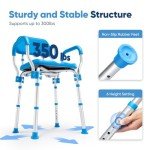 Zler Padded Adjustable Shower Chair for Seniors