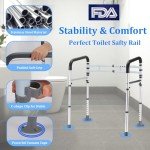 Adjustable Toilet Safety Frame for Seniors