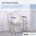Toilet Safety Grab Bars for Elderly Assistance