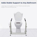 Toilet Safety Grab Bars for Elderly Assistance