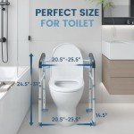 OasisSpace Heavy Duty Toilet Safety Rail Grab Bar