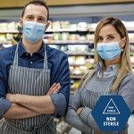 3-Ply Disposable Face Masks for Adults - 50 Pack