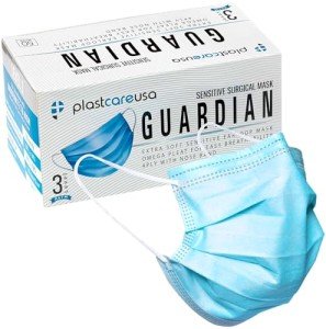 PlastCare USA 4-Ply ASTM Level 3 Face Masks