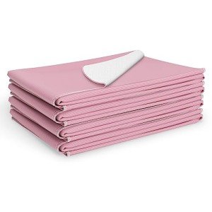 Medline - MDTR1227073AZ Softnit 300 Washable Underpads, Pack of 4 Large Bed Pads, 34" x 36", For use as incontinence bed pads, reusable pet pads, great for dogs, cats, and bunny