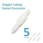 CINOCA 5PCS 360° Oxygen Tubing Swivel Connectors
