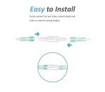 CINOCA 5PCS 360° Oxygen Tubing Swivel Connectors