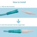 CINOCA 5PCS 360° Oxygen Tubing Swivel Connectors