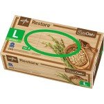 Medline Restore Large Nitrile Exam Gloves, 250 Count