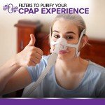 CPAP BiPAP Universal In-Line Filter - 3 Pack