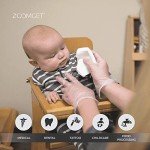 Clear Vinyl Disposable Medical Exam Gloves - Box of 100