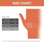 Orange Nitrile Disposable Gloves - 50PCS Large