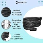 PurePap 72” Flexible CPAP Tubing - Black