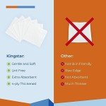 Kingstar Sterile Nonwoven Gauze Pads, 4"x 4" Wound Dressing, 60 Packs - 120 Pieces Superior Soft Sponge Pads, Higher Absorbent Gauze Compresses for Trauma or Post-Operative Wound Care