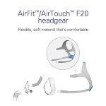 ResMed AirFit/AirTouch F20 Replacement Headgear - Large