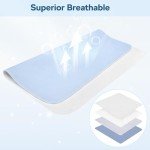 Incontinence Bed Pads Washable Waterproof 36"x38" 4 Packs, Heavy Absorbency Bed Wetting Underpads Bed Pee Pads for Adults, Kids, Elderly, Pets, Waterproof Protective Pad for Bed, Couch, Sofa