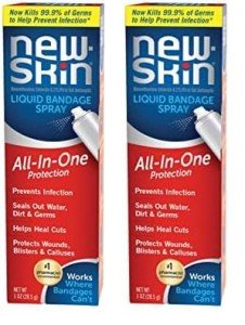 Liquid Bandage Spray for Cuts and Scrapes, 2 Pack